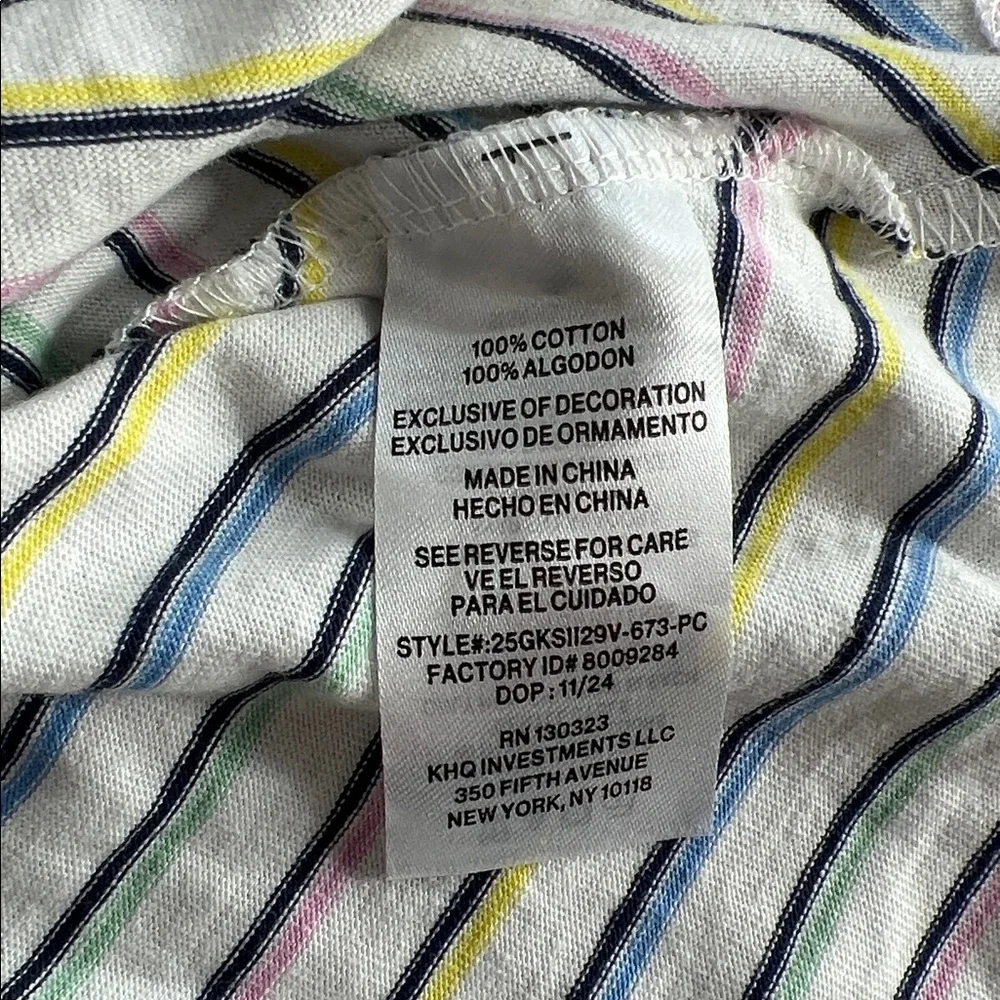 Gap NWOT Cotton Striped Dress size 5